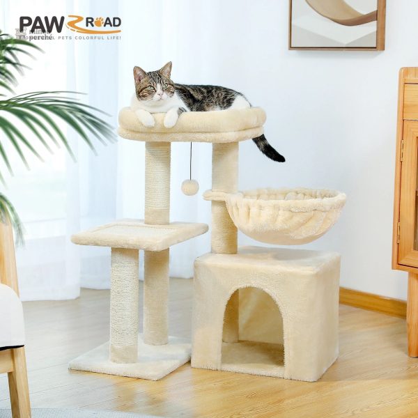 Arbre à chat beige - Nid Perché