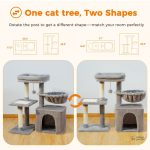 Arbre à chat beige L - Refuge pour animaux
