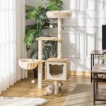 Arbre à chat "Forêt douce" en bois