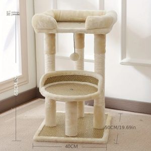 Arbre à chat en bois design pour chats