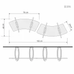 Structure en bois pour chat, avec pont aérien intégré
