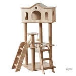 Arbre à chat cabane en bois - Modèle CabaneCat