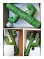 Jouet et griffoir cactus pour félins