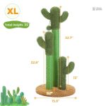 Confort et design : arbre à chat cactus vert