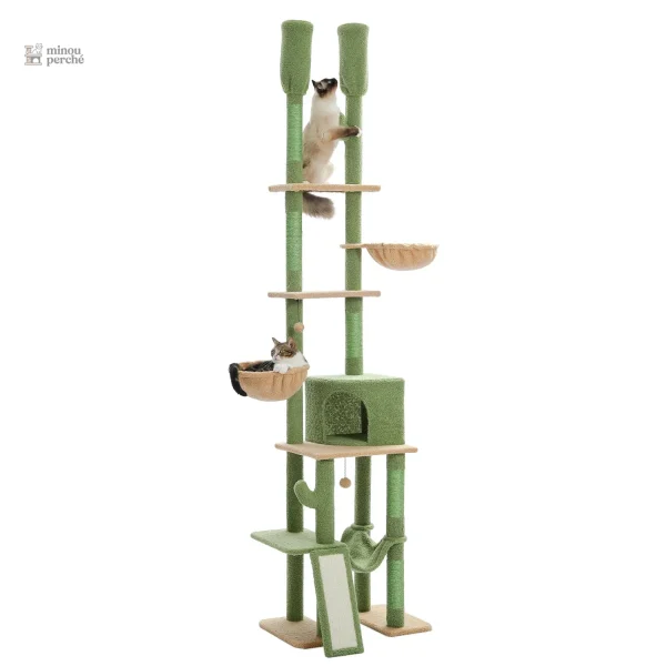 CactiPerch : l'arbre à chat idéal pour un intérieur tendance