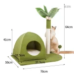 Arbre à chat inspiré de la plage pour chats