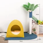 Espace de détente pour chats sur l'arbre Cocotier