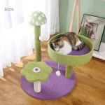 Arbre à chat ludique, design vibrant et accueillant