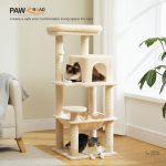 NekoNest arbre à chat coloré pour stimulation féline
