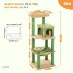 Arbre à chat NekoNest coloré pour le divertissement félin - vue 4