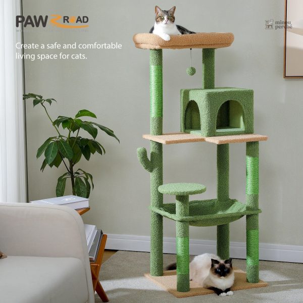 Arbre à chat attractif et coloré pour vos félins