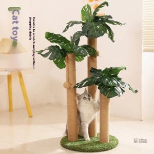 Griffoir en bambou pour un confort optimal des chats
