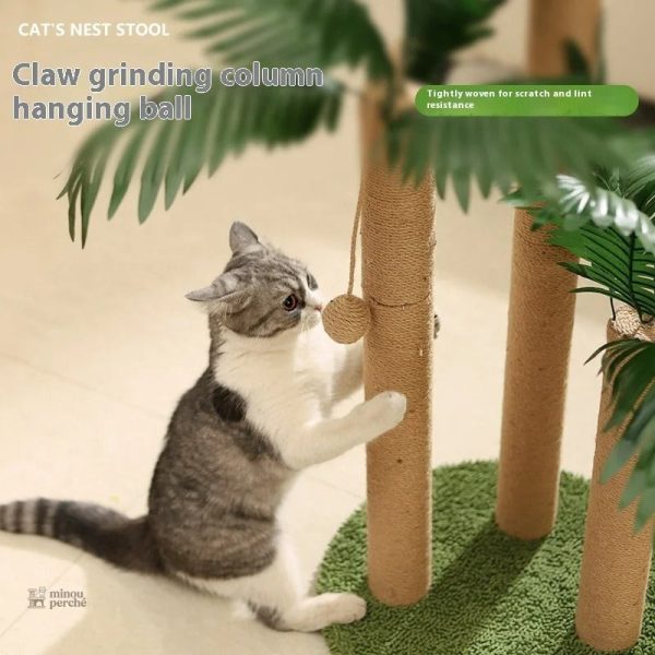 Griffoir pour chats en bambou naturel et durable