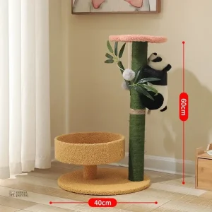 Arbre à chat design Panda pour le confort de votre félin