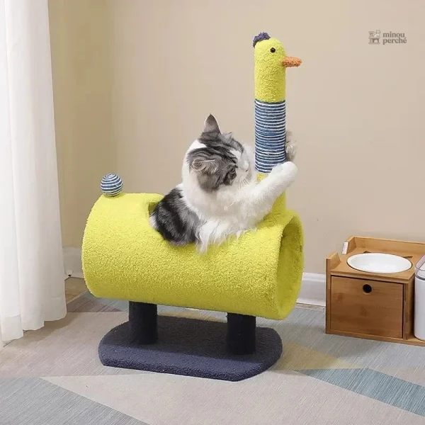 Arbre à chat design Poule pour le confort des félins
