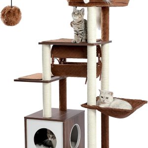 Arbre à chat design en bois CozyWood