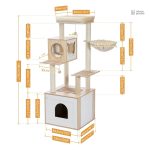 Accessoire en bois pour le bien-être félin