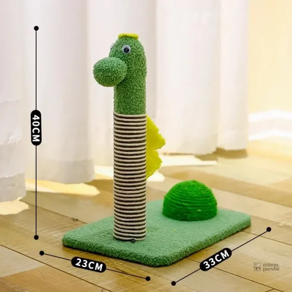 Arbre à chat design Dinosaure pour le jeu et le repos