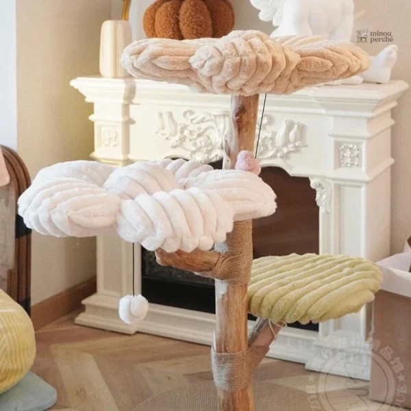 Arbre à chat design Fleur
