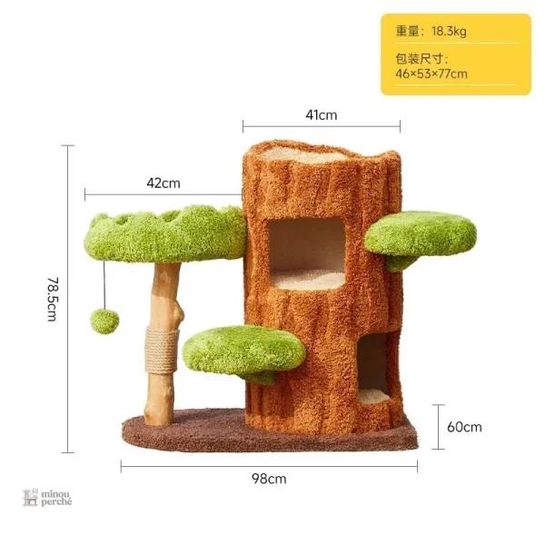 Refuge pour chat au design contemporain