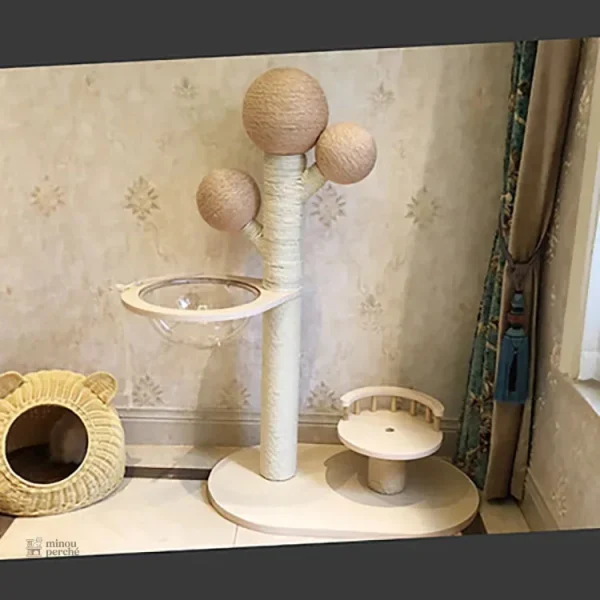 Arbre à chat inspiré des jardins versaillais