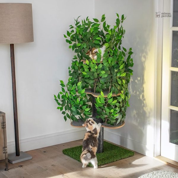 Arbre à Chat design naturel - Modèle "Chat'Canopée