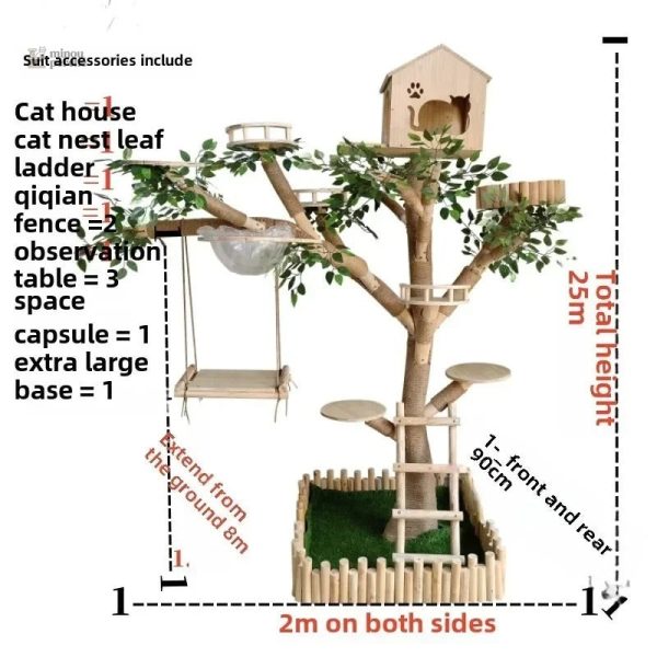 Plateformes confortables pour l'escalade des chats