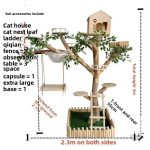 Arbre à chat au style épuré, idéal pour les félins heureux