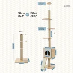 Arbre à chat naturel et stylé pour intérieur