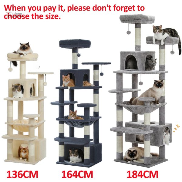 Arbre à chat design avec litière pour un espace optimisé