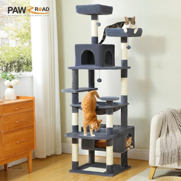 FélinSoft : arbre à chat élégant et pratique pour félins