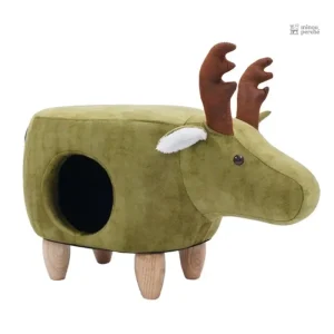 Hippopotame pouf pour chats, style moderne et ludique