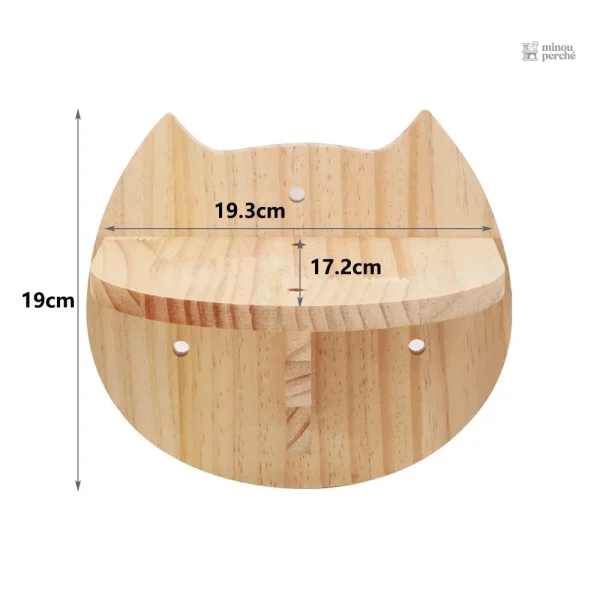 Maison suspendue pour chats sur l'arbre mural