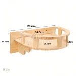 Pont en bois pour chats dans un espace ludique
