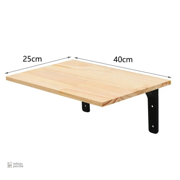 Éléments de jeu pour chats en bois mural