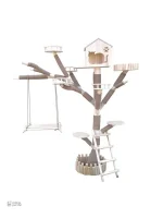 Arbre à chat extérieur naturel DIY