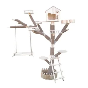 Arbre à chat extérieur naturel DIY