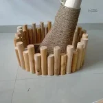Arbre à chat écologique en bois naturel