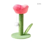 Accessoire de jeu pour chats au style fleuri