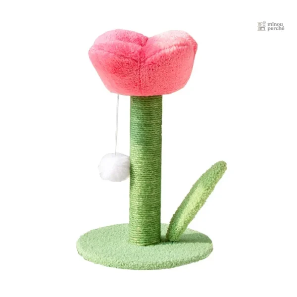Accessoire de jeu pour chats au style fleuri