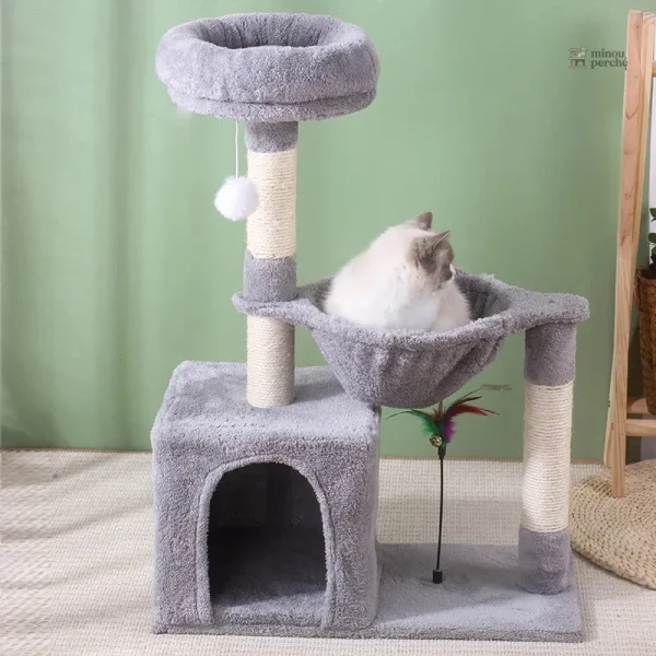 Arbre à chat hamac Minetopia pour le confort des félins