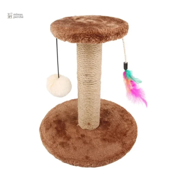 Arbre à chat Purr - Jouet et griffes en bois