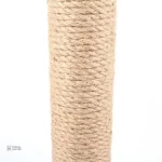 Arbre à chat en bois avec espace de jeu intégré
