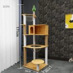 Modèle ForestFun, arbre à chat en bois robuste