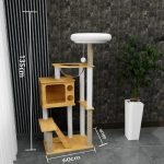 Arbre à chat spacieux pour chats de grande taille