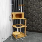 Arbre à chat moderne pour chats actifs