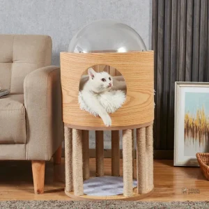 Arbre à chat Dôme perché pour le confort félin