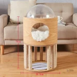 Arbre à chat design avec espace de jeu et repos