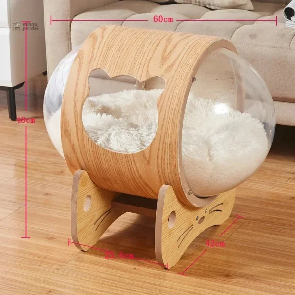 Dôme perché idéal pour les chats aventuriers