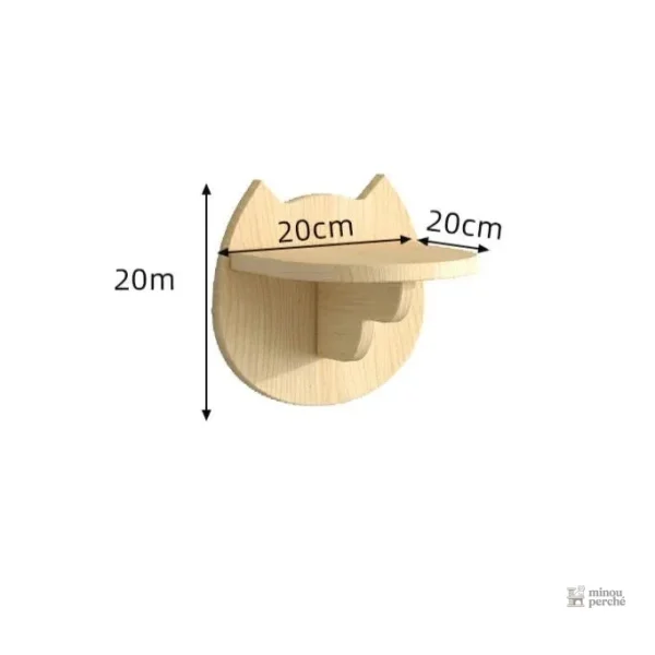 Forteresse féline en bois - pour chats actifs